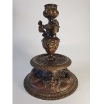 Historiated candlestick, Veneto, 17th century