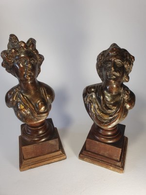 Dvojice bust, Benátsko, 17. století