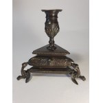 Two candlesticks with dragons, Veneto, 17th-18th century