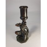 Kneeling man shaped candlestick, Nuremberg,16th-17th century
