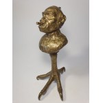 Lamp with monkey head on bird of prey paw, after Renaissance motifs, Veneto, 18th-19th century