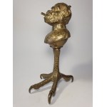 Lamp with monkey head on bird of prey paw, after Renaissance motifs, Veneto, 18th-19th century