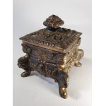 Historiated casket, with Renaissance motifs, 19th century