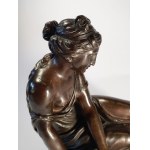 Nymph with shell, from archaeological motif, 18th-19th century