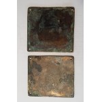 Two enamelled plaques, Limoges, 19th century (?)