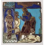 Two enamelled plaques, Limoges, 19th century (?)