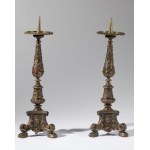 Pair of decorated candelabra (after Renaissance models), 18th-19th century