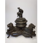 Large inkwell with satyr, Veneto, 16th-17th century