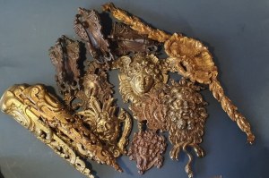 Group of decorations for furniture, 19th-20th century