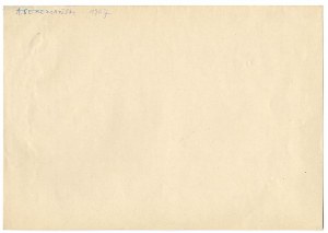 Andrzej Bereziański: Kompozycja bez tytułu - abstrakcja, rysunek kredką 1967 21x30 cm