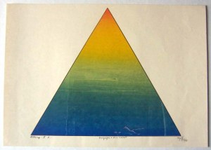 Andrzej Dudek-Dürer: Nothing ... V l... 1985, serigrafia barwna 30x42 cm