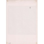 Wanda Gołkowska: Kompozycja geometryczna bez tytułu, rysunek tuszem 1985 70x50 cm