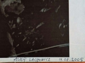 Andrzej Lachowicz: Wyjątkowy punkt widzenia 2 2005 cykl Cienie, fotografia 92x96 cm