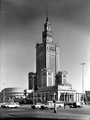 Tadeusz Maciejko: Warszawa. Pałac Kultury i Nauki. Vintage print, 40x30 cm