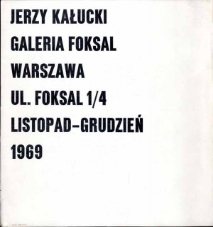 Set of 7 exhibition catalogs by Jerzy Kalucki 1969-2000
