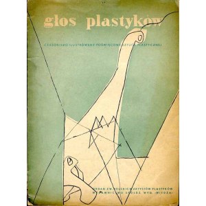 Głos Plastyków 1947 okładka Tadeusz Kantor, wkładka autolitografia Felicjan S. Kowarski