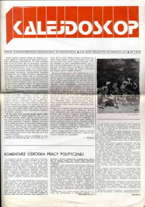 Kaleidoscope Newsletter 1979. no. 7-8/79 Zofia Kulik and Przemyslaw Kwiek