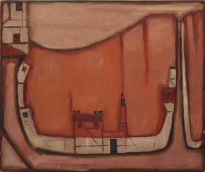 Jerzy NOWOSIELSKI (1923-2011), A Town in the Mountains IV, 1960