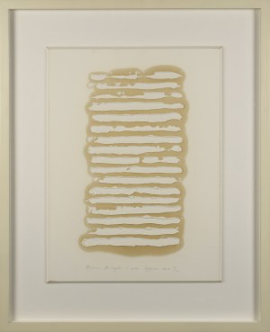 Bożenna BISKUPSKA (ur. 1952), Z cyklu: Wytyczanie obrazu, 2000