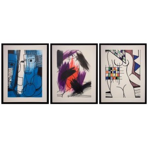 Leon ŚLIWIŃSKI (1916-2001), Ensemble de 3 œuvres