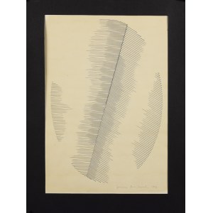 Janusz ORBITOWSKI (1940-2017), Kompozycja abstrakcyjna - z cyklu: Owale, 1992