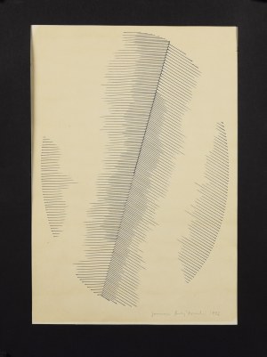 Janusz ORBITOWSKI (1940-2017), Kompozycja abstrakcyjna - z cyklu: Owale, 1992