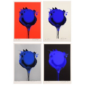 Otto PIENE (1928-2014), Teka 4 serigrafii, 1978