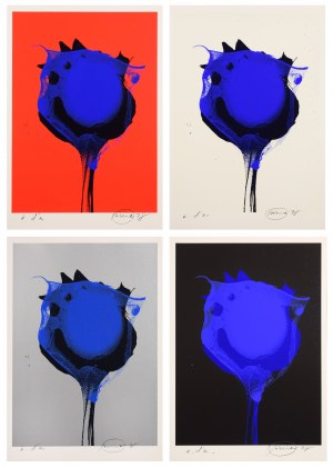 Otto PIENE (1928-2014), Portfolio of 4 serigraphs, 1978