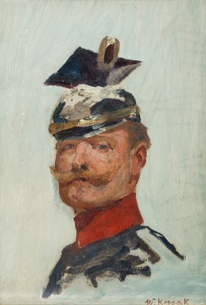 Wojciech Kossak (1856 Paryż – 1942 Kraków) Portret cesarza Wilhelma II, około 1915 r