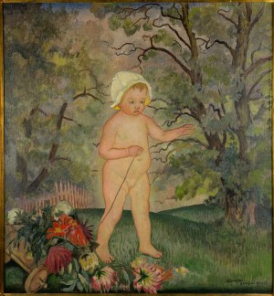 Kazimierz Sichulski (1879 Lwów – 1942 tamże) W ogrodzie, 1927 r.
