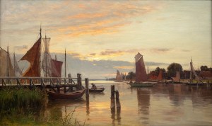 Walter Moras (1856 Berlin – 1925 Harzburg) Przystań