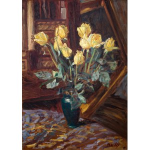 Ludwik Misky (1884 Nowy Sącz – 1938 Kraków) Żółte róże