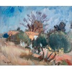 Wacław Zawadowski (1891 Skobiełka/Wołyń – 1982 Aix-en- Provence) Pejzaż z południa Francji