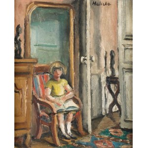 Alicja Halicka (1894 Kraków – Paryż 1975) Dziewczynka w fotelu, ok. 1926–1928