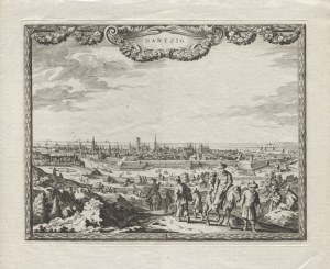 [GDAŃSK] Visscher, Nicolaes (1618-1679) - Dantzig; ok. 1650. Miedzioryt