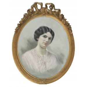 EWALD, Marta (19.-20. stol.) - Portrét ženy [Portrét slečny A.?]. 1916