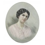 EWALD, Marta (19.-20. stol.) - Portrét ženy [Portrét slečny A.?]. 1916
