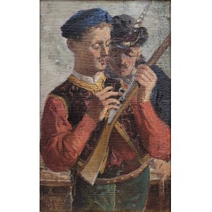 GRAMMYKA, Antoni (1841-1922) - Dvojportrét