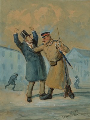 KOSTRZEWSKI, Franciszek (1826-1911) - Rewizja. 1908