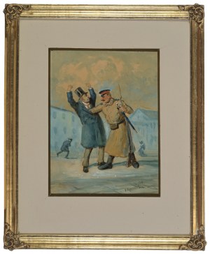 KOSTRZEWSKI, Franciszek (1826-1911) - Rewizja. 1908
