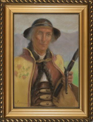 MAKAREWICZ, Juliusz (Julian) (1854-1936) - Portret bacy