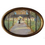 RYCHTER-JANOWSKA, Bronisława (1868-1953) - Před babiččiným zámečkem