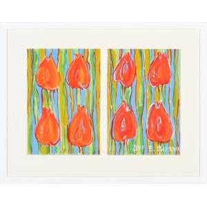 DWURNIK, Edward (1943-2018) - Tulipany. 2017