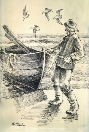 KRÓL, Zdzisław (1921-2002) - Rybář