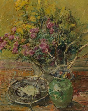 MAKOWSKI, Jozef (1914-1997) - Still life with flowers