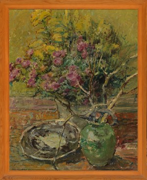 MAKOWSKI, Jozef (1914-1997) - Still life with flowers