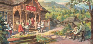 MIGULKO, Wiktor Wasiljewicz (1924-1993) - Nad Czeremoszem. 1954