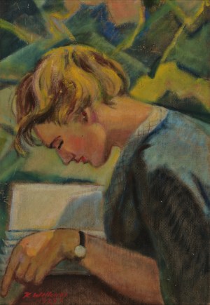 WILKOSZ, Roman (1895-1967) - Czytająca. 1957