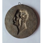 [KRASIÑSKI, Zygmunt] Medallion with an image of Zygmunt Krasinski (1812-1859).