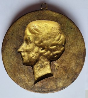 [MICKIEWICZ, Adam] Portrait medallion of Adam Mickiewicz (1798-1855) on the 100th anniversary of the bard's birth